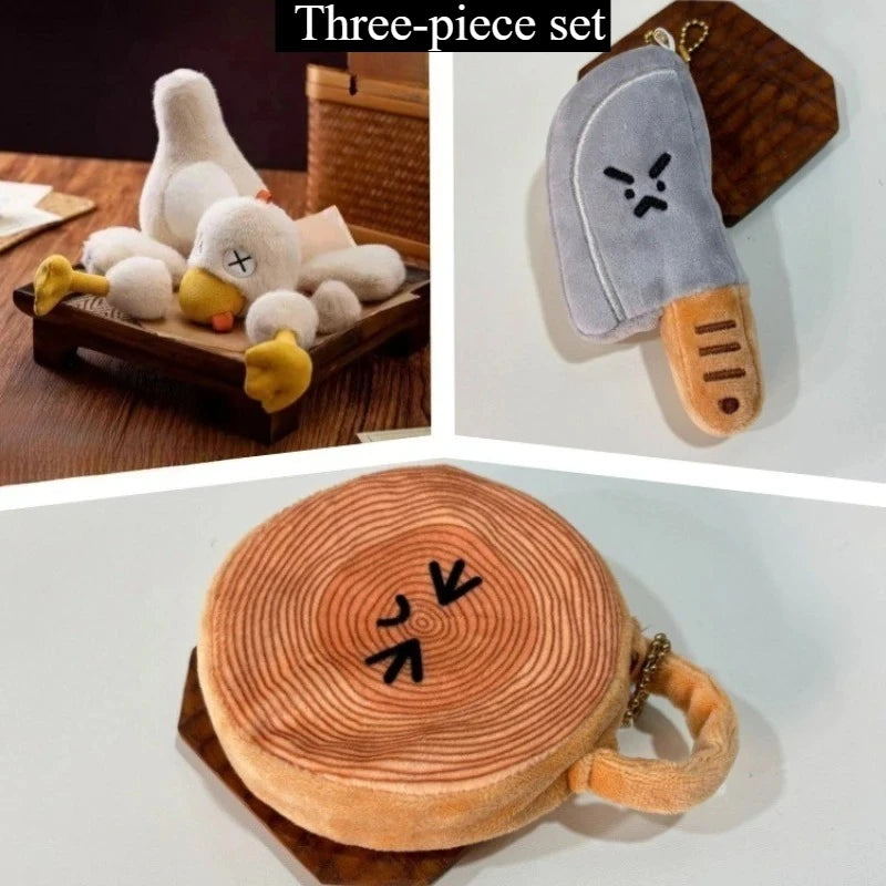 New Magnetic Cute Duck Plush Doll Detachable Saltwater Duck Funny Commemorative Doll Gift for Friends Home Decoration Ornaments